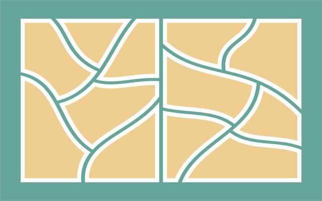 abstract photo frames and digital photo wall template