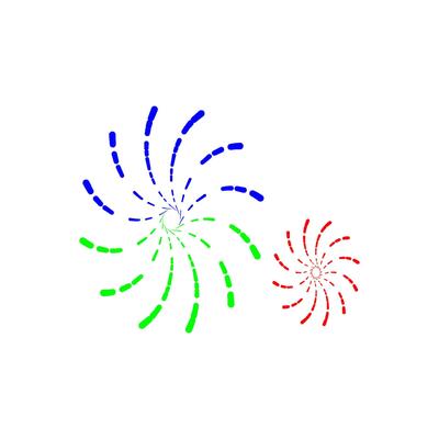 fireworks icon image logo illustration
