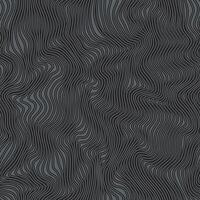 Seamless pattern. Abstract grunge texture with monochrome wavy stripes. Creative background with distorted lines. Decorative black and white striped design with distortion effect. vector