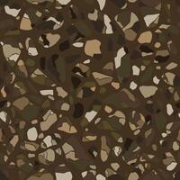 Terrazzo seamless pattern. Surface texture of decorative granite tiles. Ceramic fragments. Colorful broken tiles trencadis. Stone colored mosaic background vector