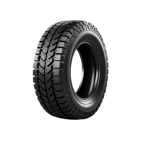 Black Tire isolated on transparent background png