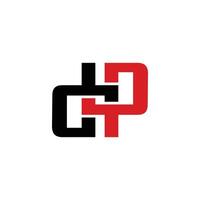 Initial DP PD Letter Logo Design Template. Monogram and Creative Alphabet D P Letters icon Illustration. vector
