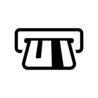 ATM icon isolated on white background. vector