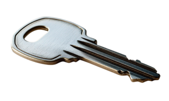 Steel key with clipping path png