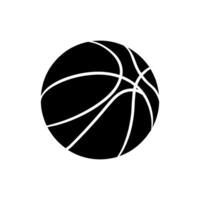 black and unique basketball art vector