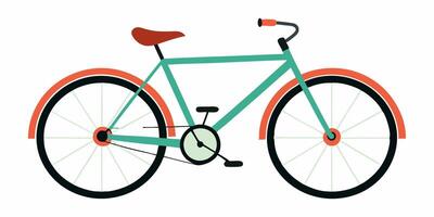 Nice Bicycle on white background vector