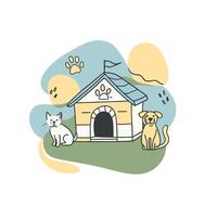 Finding Home A Shelter for Every Animal vector