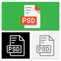 Set document file format. complete flat file type icon for design needs. Can be used for websites, UI and interfaces. vector