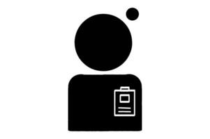 View Profile Icon Button vector