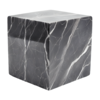 Marble Cube isolated on transparent background png