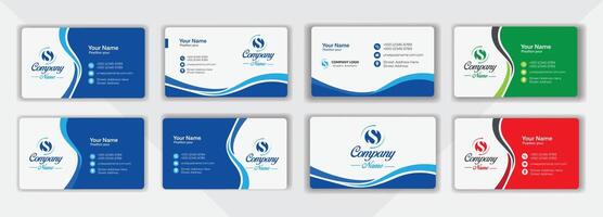 Introduction Business Card for Own Business. Simple Business Card Layout vector
