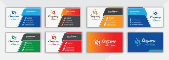Modern Premium Multi use Business card design bundle vector