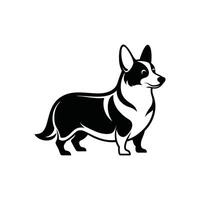 Royal Corgi design vector