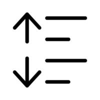 Line Spacing Icon Symbol Design Illustration vector