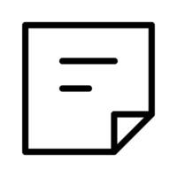 Note Icon Symbol Design Illustration vector