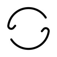 Reload Icon Symbol Design Illustration vector