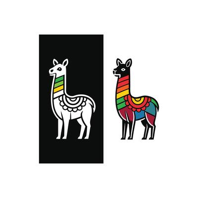 Alpaca Silhouette Style