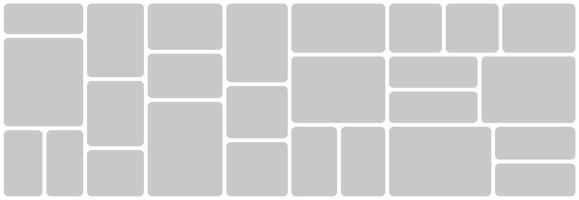 abstract photo frames and digital photo wall template vector