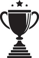 Perfect Trophy Cup Silhouettes for Custom Projects vector