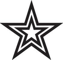 High Resolution Star Silhouette Image Files vector
