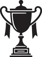 Professional Trophy Cup Silhouette for Print and Web vector