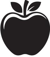 Apple Silhouette Images High-Quality Free Downloads vector