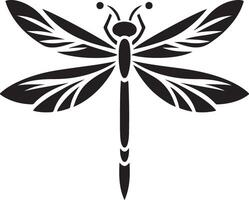 Dragonfly, Minimalist and Simple Silhouette vector