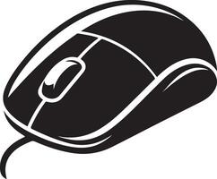 Computer mouse icon in cartoon style isolated on white background vector