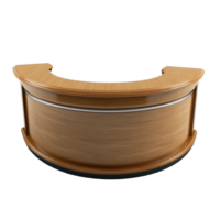 Reception desk on Transparent background png