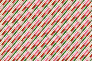 Christmas pattern in red and green colors. Geometric holiday abstract design. Holiday wrapping paper vector