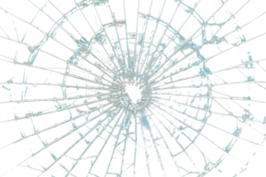 Versatile Broken Glass Overlay for Adding Realistic Shattered Textures on Transparent Background For Dramatic Designs png