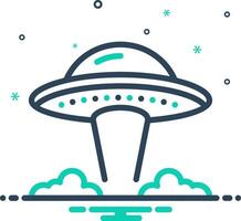 Mix icon for ufo vector