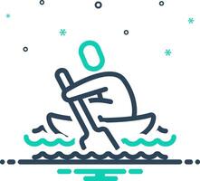 Mix icon for row vector