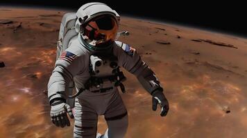 Cutting-edge space suits support astronauts as they study life and conduct scientific research, unraveling the mysteries of the universe during an ambitious space exploration mission. video