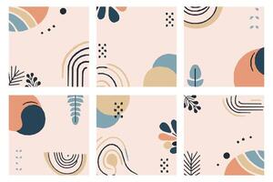 Enhance your brand's identity with our exquisite abstract botanical background, perfect for adding a touch of sophistication and nature-inspired beauty to your visuals. vector