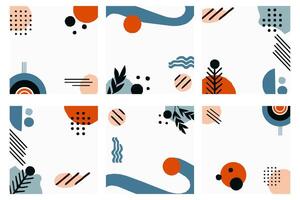 Create visually stunning designs with a square background filled with vibrant colors and abstract shapes. Perfect for modern design projects and as a decorative element to make your work pop. vector
