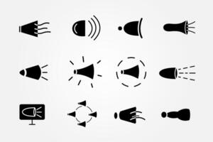 Marketing glyph icon set for ecommerce business vector