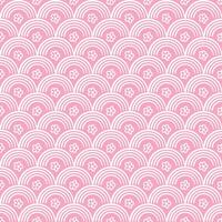 abstract rainbow flower scale pattern vector