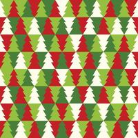 abstract christmas tree geometric pattern vector