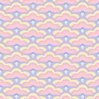 abstract cloud scale pastel color pattern vector