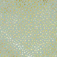 Abstract background with glittery gold polka dot design vector