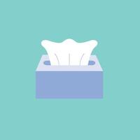 An icon of tissue box in trendy style, ready to use icon, hygiene accessory vector