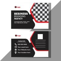Common post card design template. vector