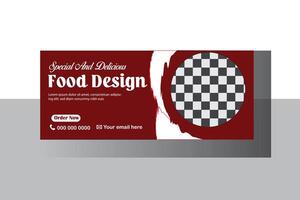 Web Banner design mockup template vector