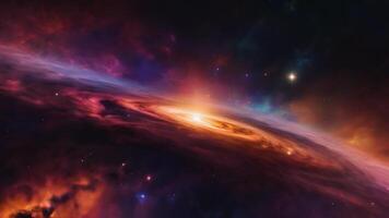 A planetary aura gives rise to the birth of a new multidimensional universe, expanding into infinite space and unlocking the mysteries of parallel dimensions in this cosmic origin scene. video