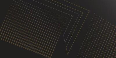 Black Memphis style abstract Background vector
