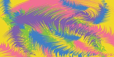 colorful coconut and palm leaf style abstract background vector