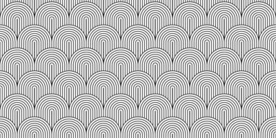 Japanese wave seamless pattern gift wrapping paper tile background repeat wallpaper abstract isolated illustration design vector