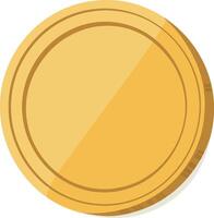 gold coin isolated on white background vector