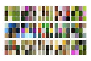 Butterfly color palette. Trend color palette guide template. Fit for fashion designers, business, and paints colors company. Match combinations. Eps 10. vector